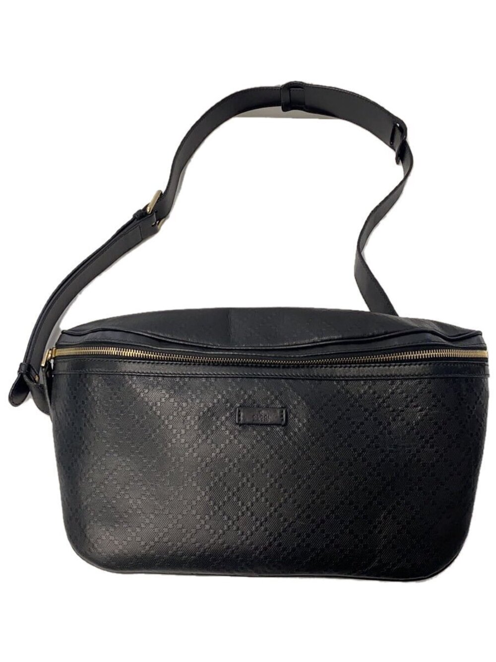 Gucci GG Imprime belt bag tonal monogram canvas Leather Black
